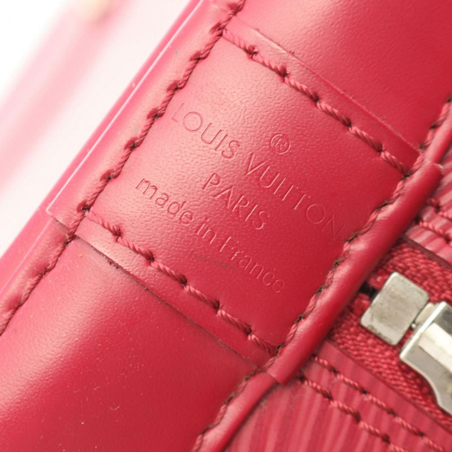 路易威登 Alma PM 手提包 M40490 Epi 皮革 粉紅色/紫紅色 二手 女士 LV-3