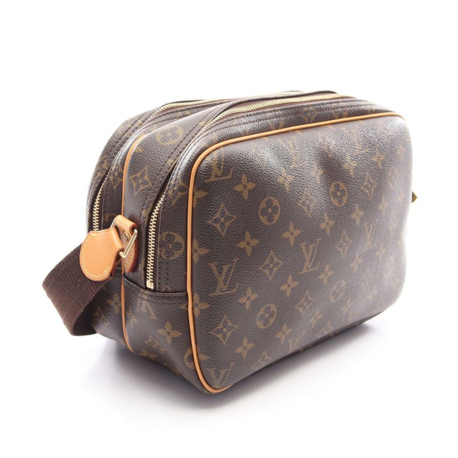 路易威登 Reporter PM 肩斜背包 M45254 Monogram 棕色皮革-1