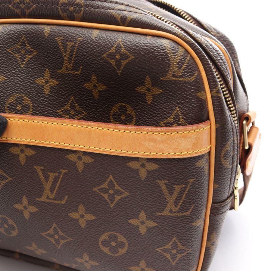 路易威登 Reporter PM 肩斜背包 M45254 Monogram 棕色皮革-7