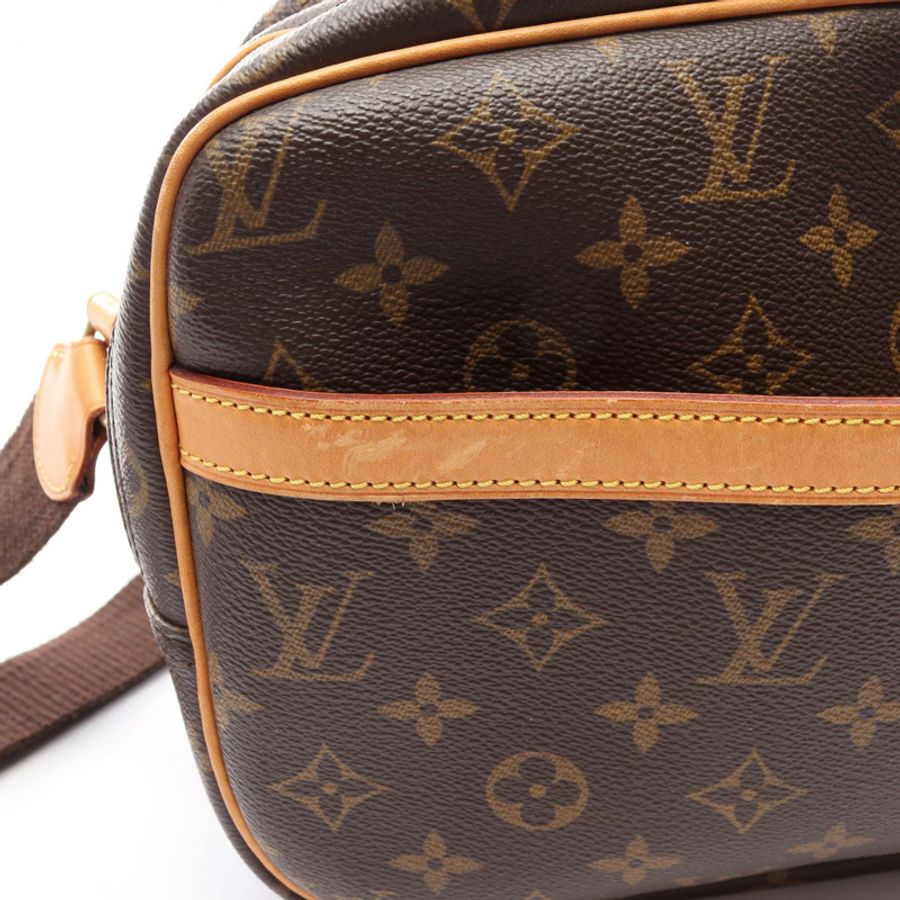 路易威登 Reporter PM 肩斜背包 M45254 Monogram 棕色皮革-8