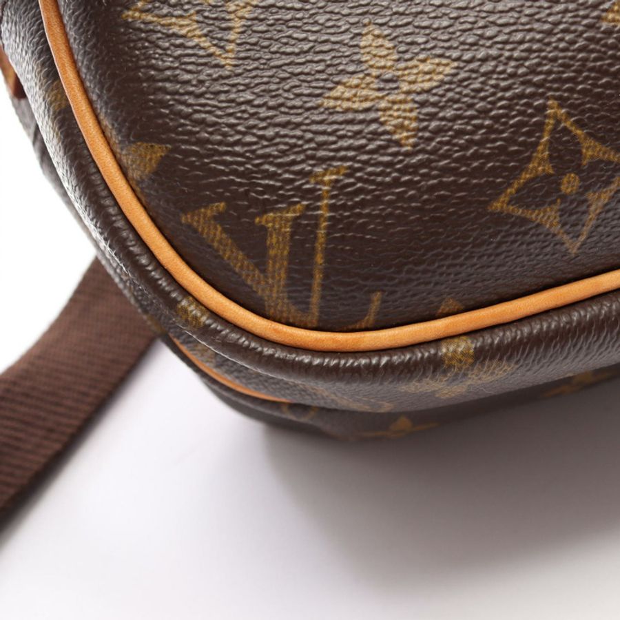 路易威登 Reporter PM 肩斜背包 M45254 Monogram 棕色皮革-9