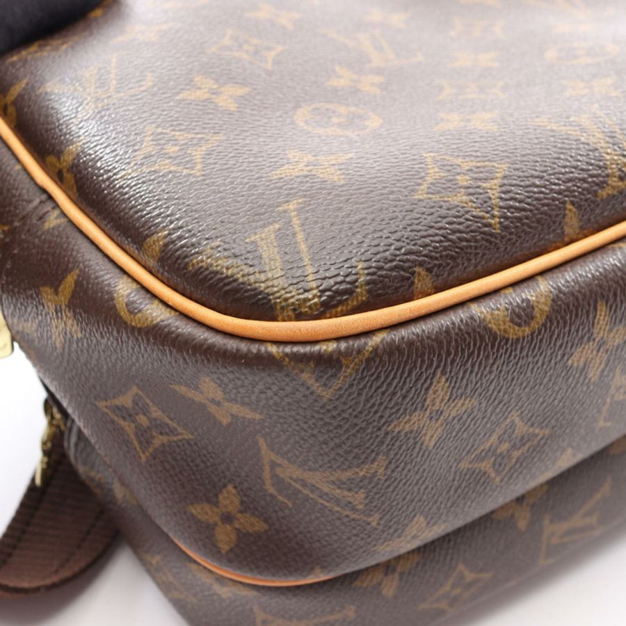 路易威登 Reporter PM 肩斜背包 M45254 Monogram 棕色皮革-11