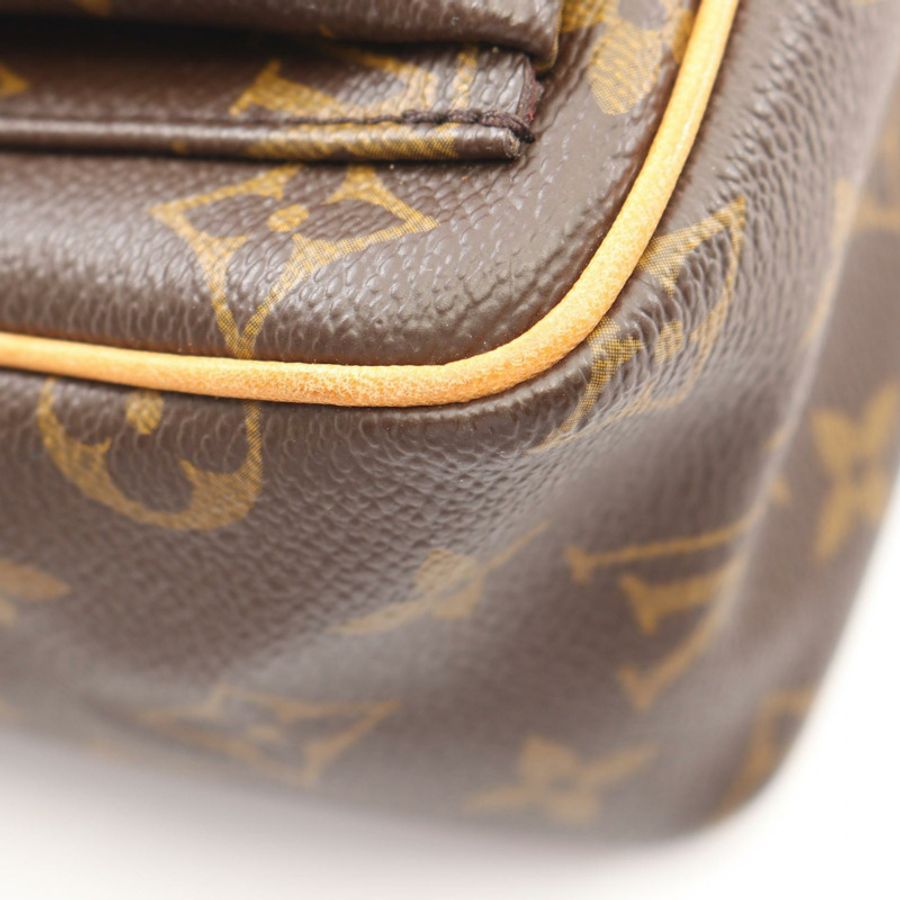 路易威登 Vivacite PM 單肩斜背包 M51165 Monogram 棕色皮革-5