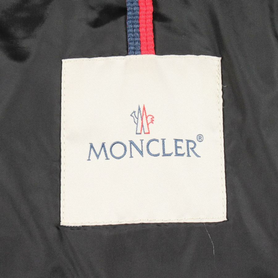 MONCLER FLAMMETTE(火焰)連帽羽絨外套 4993105 尼龍 黑色 二手 女款-2