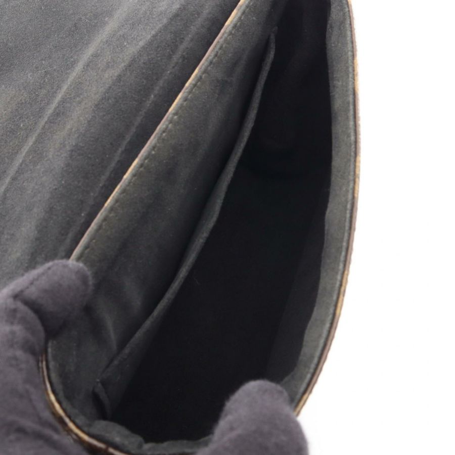 路易威登 Rocky BB Monogram 黑色兩用手提包 M44141 PVC塗層帆布皮革棕色黑色二手女款-2