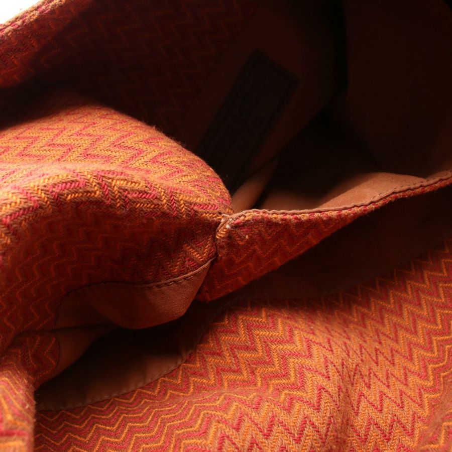 愛馬仕 Sac des Pansages 肩挎斜背包 帆布 橙色 二手 女士-4