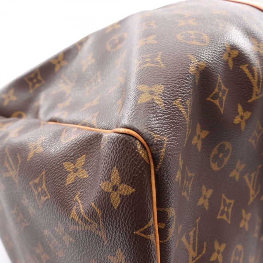 路易威登 Keepall 55 旅行手提包 M41424 Monogram 皮革 棕色 二手-5