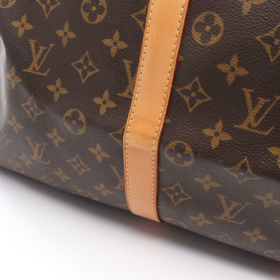 路易威登 Keepall 55 旅行手提包 M41424 Monogram 皮革 棕色 二手-7