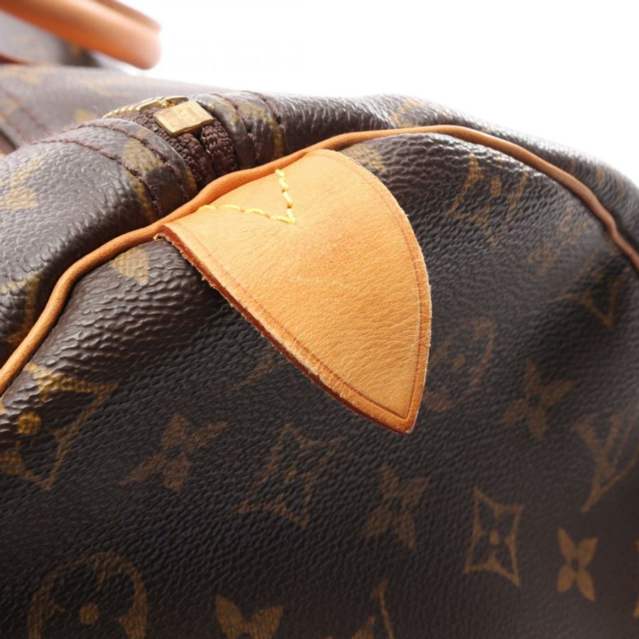 路易威登 Keepall 55 旅行手提包 M41424 Monogram 皮革 棕色 二手-8