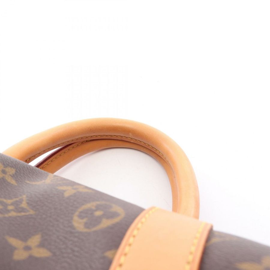 路易威登 Keepall 55 旅行手提包 M41424 Monogram 皮革 棕色 二手-13