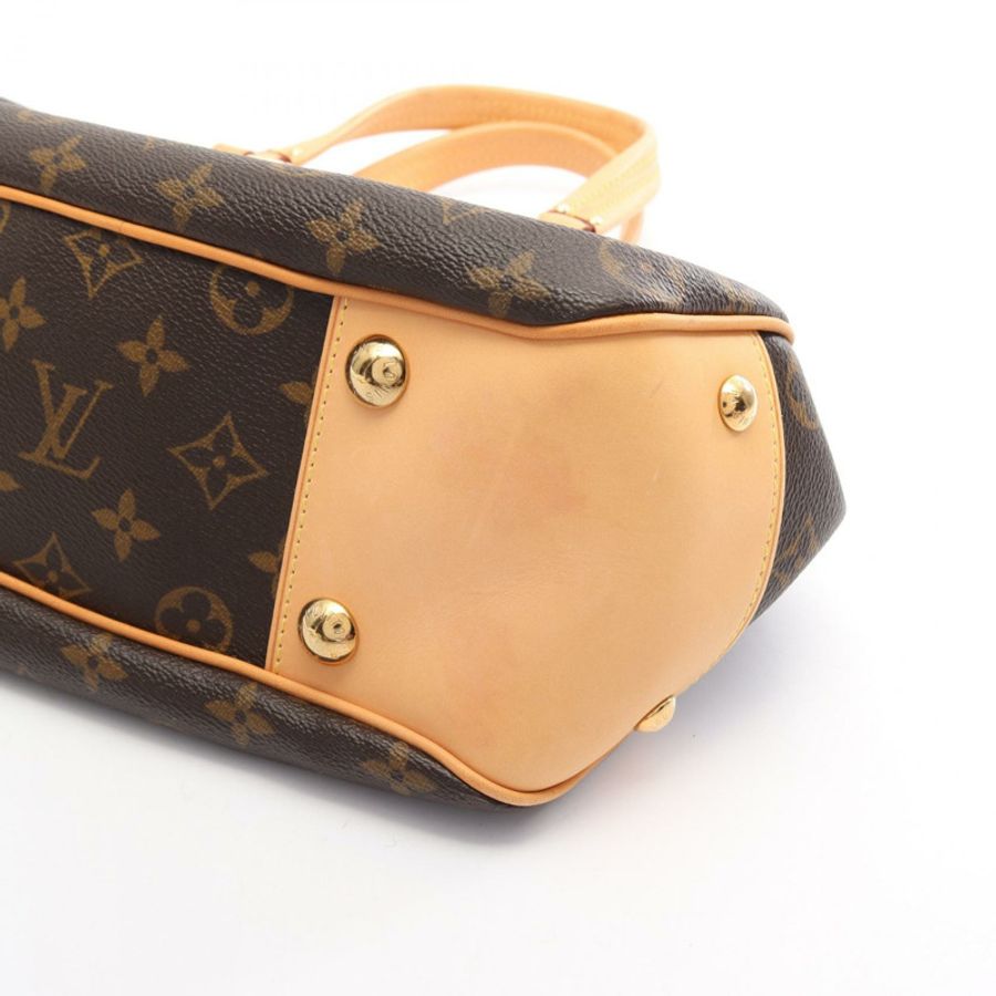 路易威登 Boesi PM Monogram 手提包 M45715 PVC塗層帆布皮革棕色二手女士-12