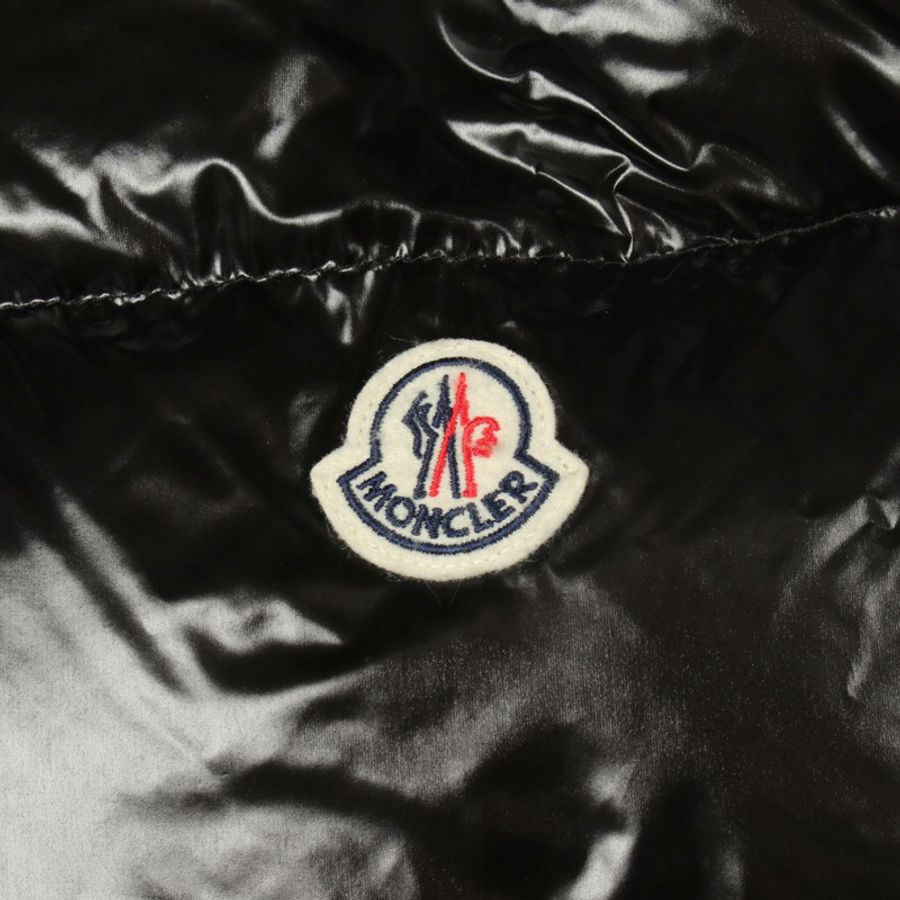 MONCLER MONTMIRAL 連帽羽絨外套 尼龍 黑色 二手 女款-5