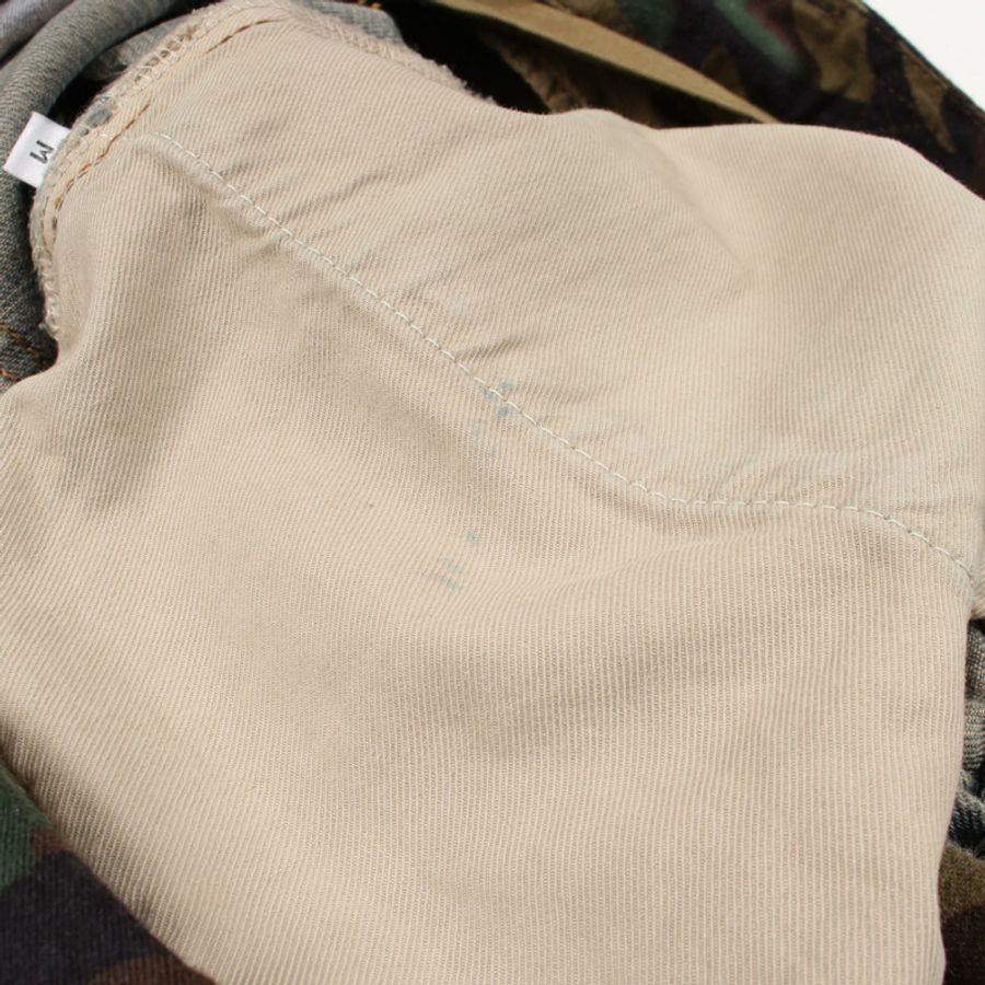 BALENCIAGA 迷彩疊層牛仔褲 661609 棉質 藍色 卡其色 多色 二手 男女通用-9