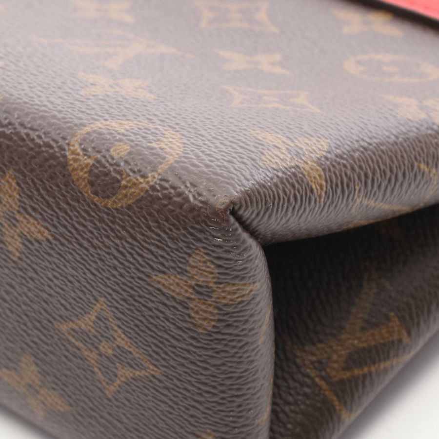 路易威登 Rocky BB Monogram Coquelicot 兩用手提包 M44141 PVC塗層帆布皮革 棕色 紅色 紅色 二手 女士-5