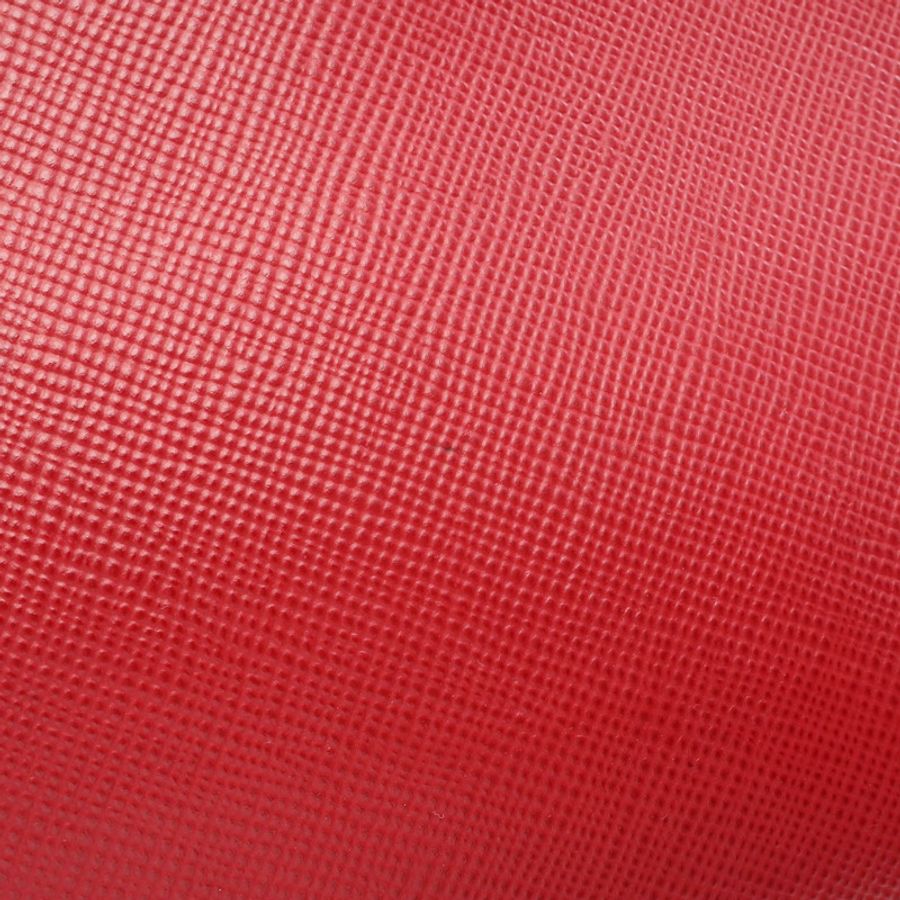 PRADA Monochrome 紅色 Saffiano 皮革單肩手提包(二手女)-5
