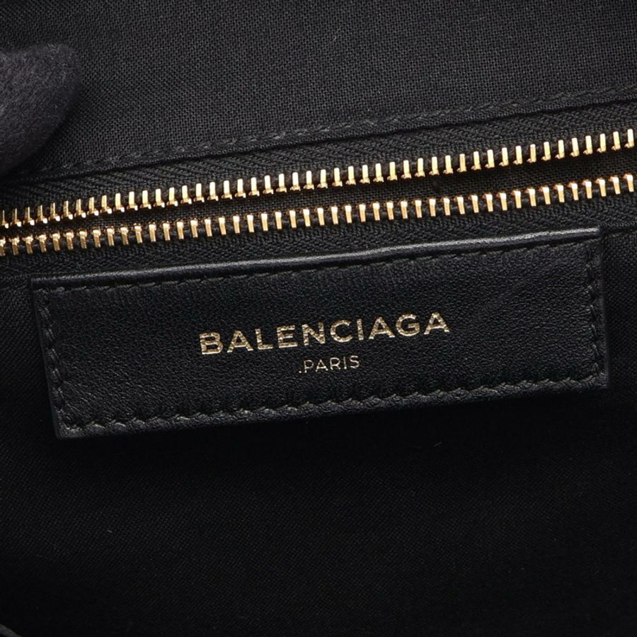 BALENCIAGA City 背包,黑色真皮,二手,男女通用-3
