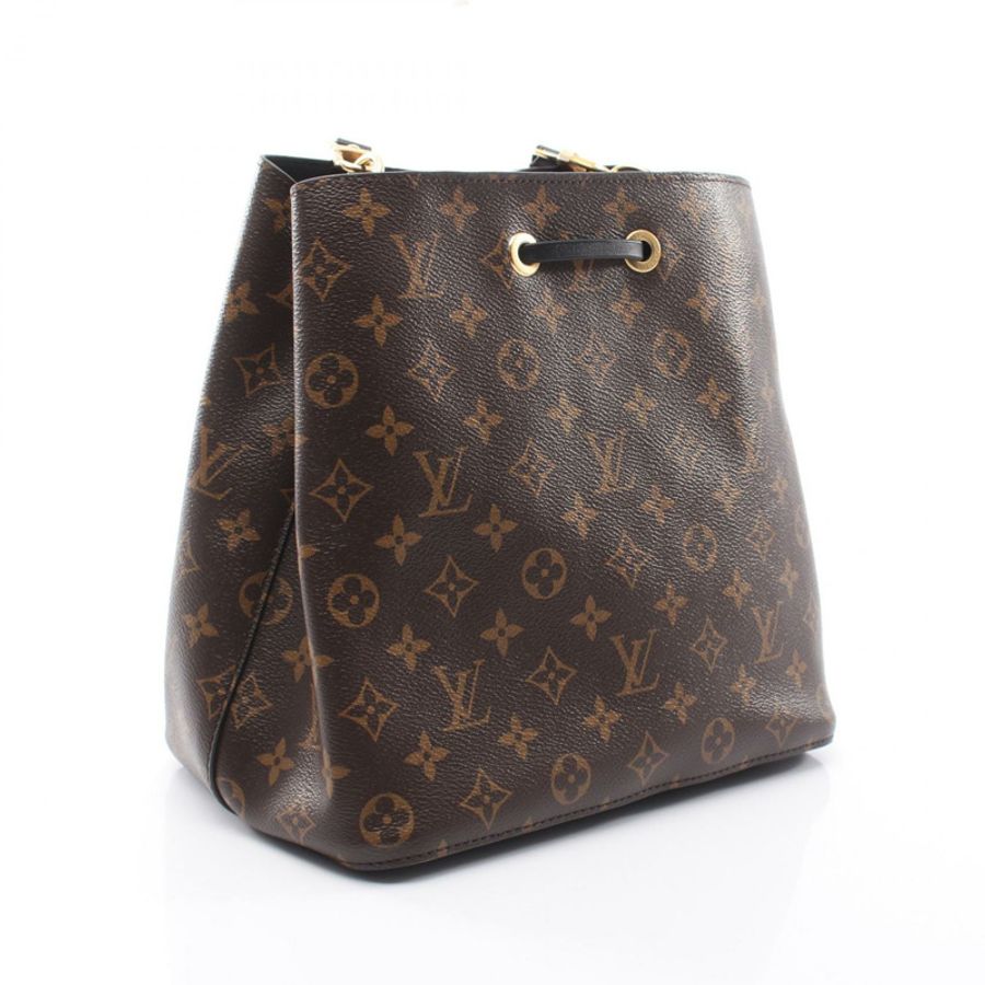 路易威登 NeoNoe 單肩包 M44020 Monogram 帆布 棕色/黑色 二手 LV-1