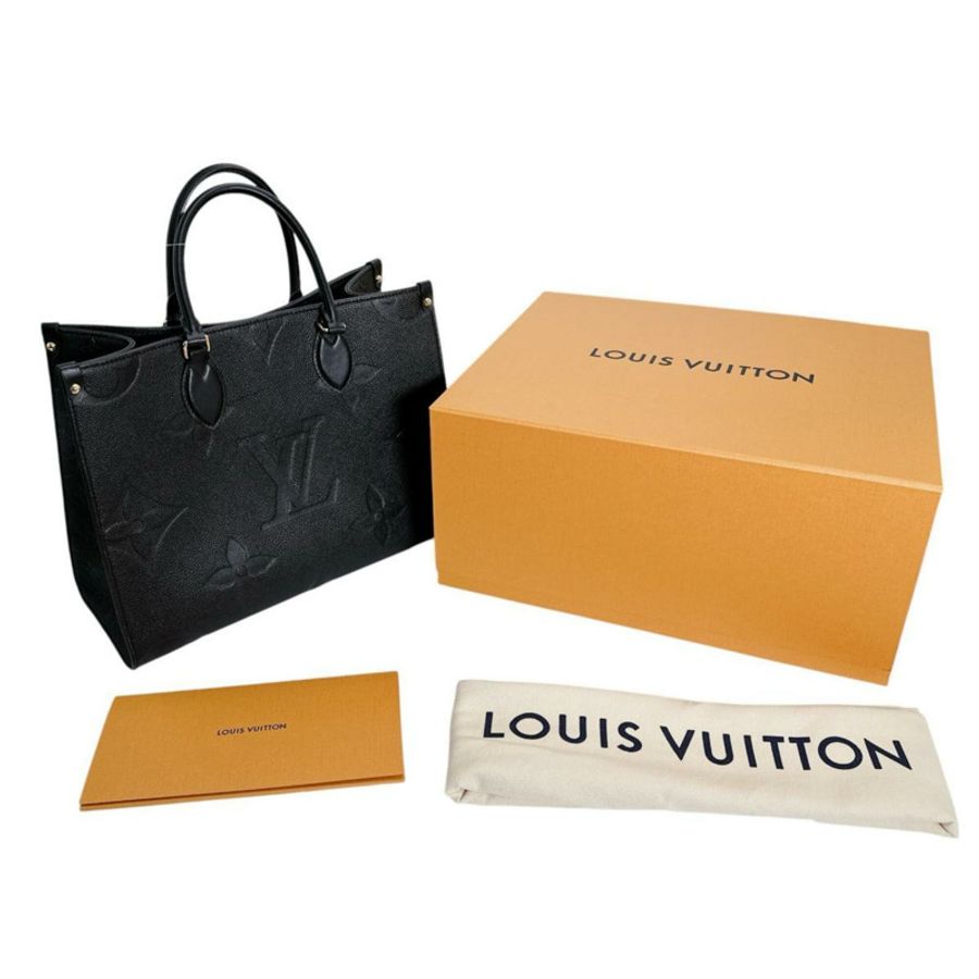 路易威登 LOUIS VUITTON 托特包 手提包 Empreinte OnTheGo MM M45595 黑色-0