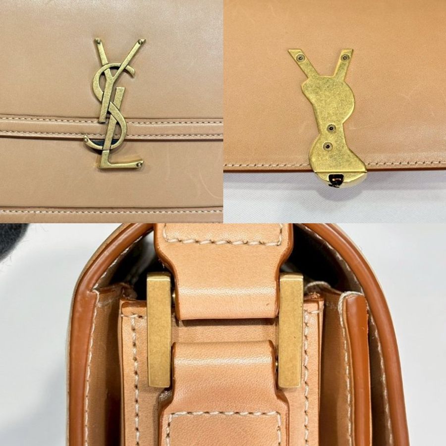 YSL Solferino中款皮革肩背包-5
