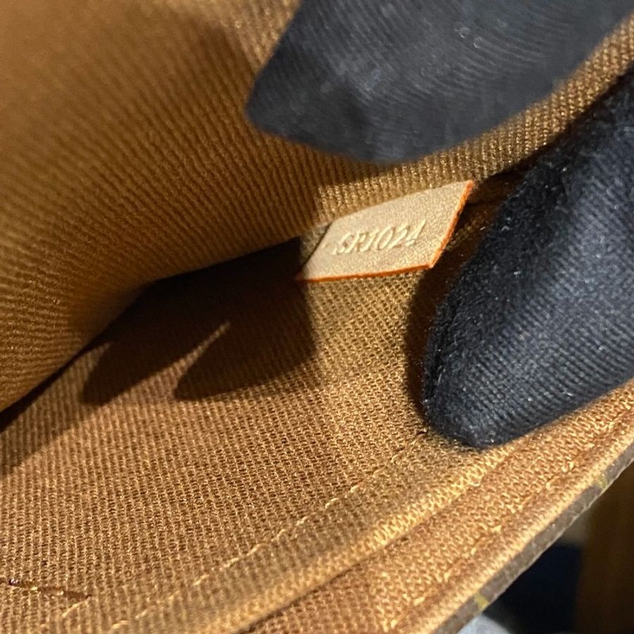 LV路易威登Pochette Marell老花变形金刚大号手提双肩包30*20*6-13