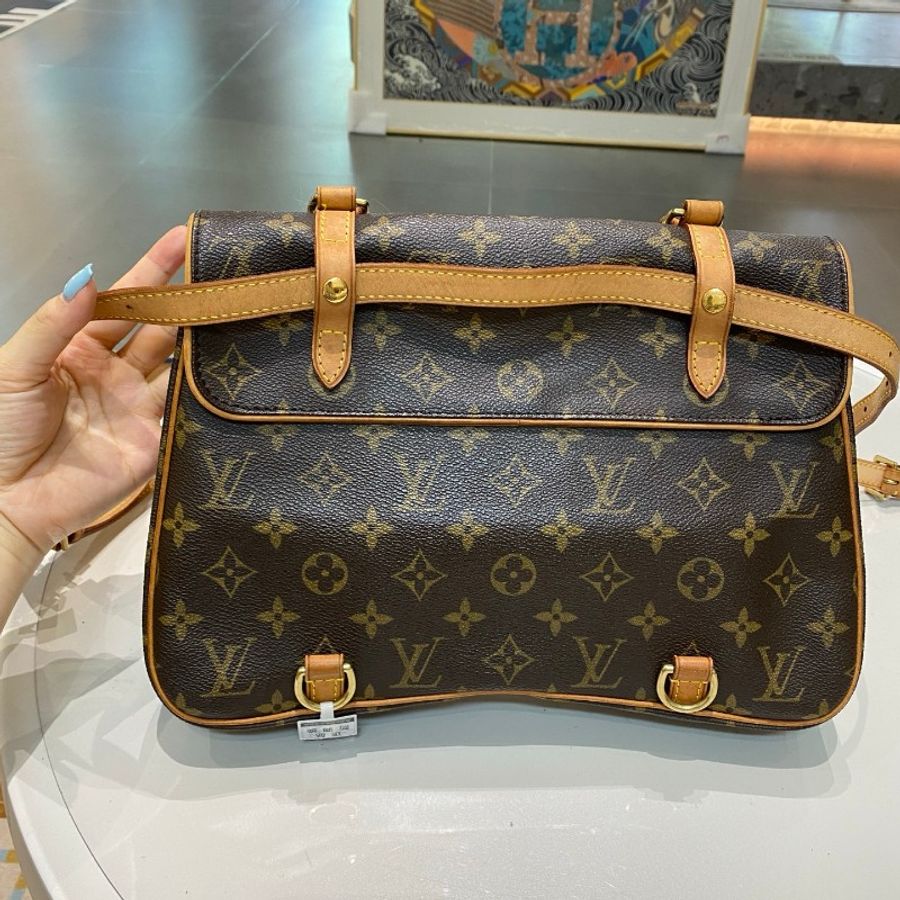 LV路易威登Pochette Marell老花变形金刚大号手提双肩包30*20*6-18