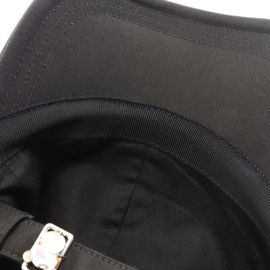 路易威登 LV × TM 超平頂棉質棒球帽 黑色 多色 二手 男女通用-7
