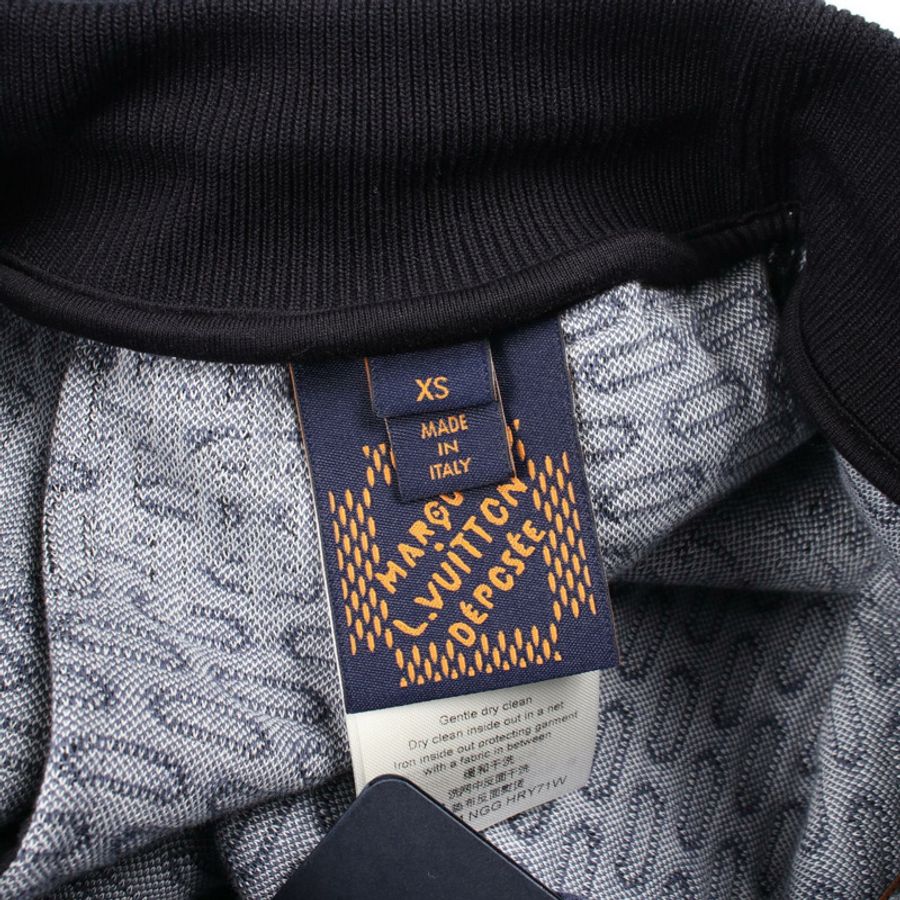 路易威登 Damier 半褲 RM242M NGG HRY71W 棉質海軍藍白色 #XS LV-4