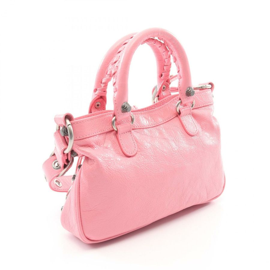 BALENCIAGA Neo Cagole S 斜背包 7515231VG9Y5812 皮革 粉紅色 全新-1