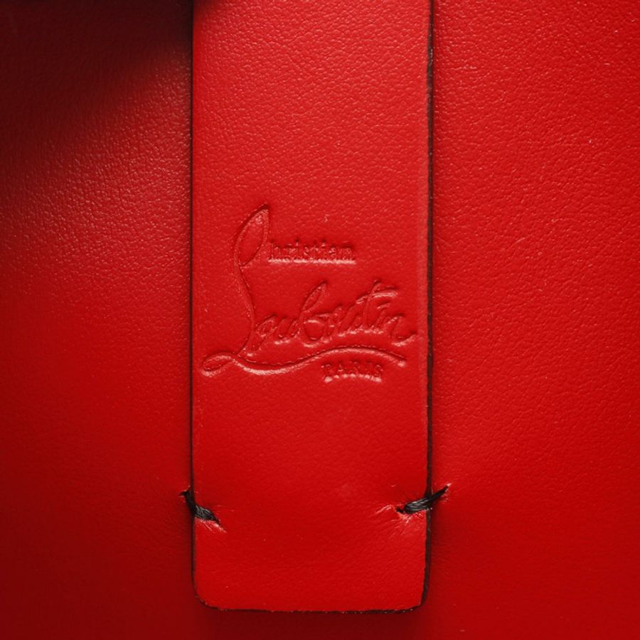 Christian Louboutin CABATA MINI 2WAY 手袋 3255086B078 黑色真皮 全新 女士-3