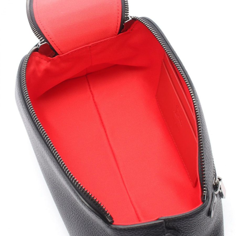 Christian Louboutin FUNKY 商務手拿包 1265095B078 皮革 黑色 全新 男士-2