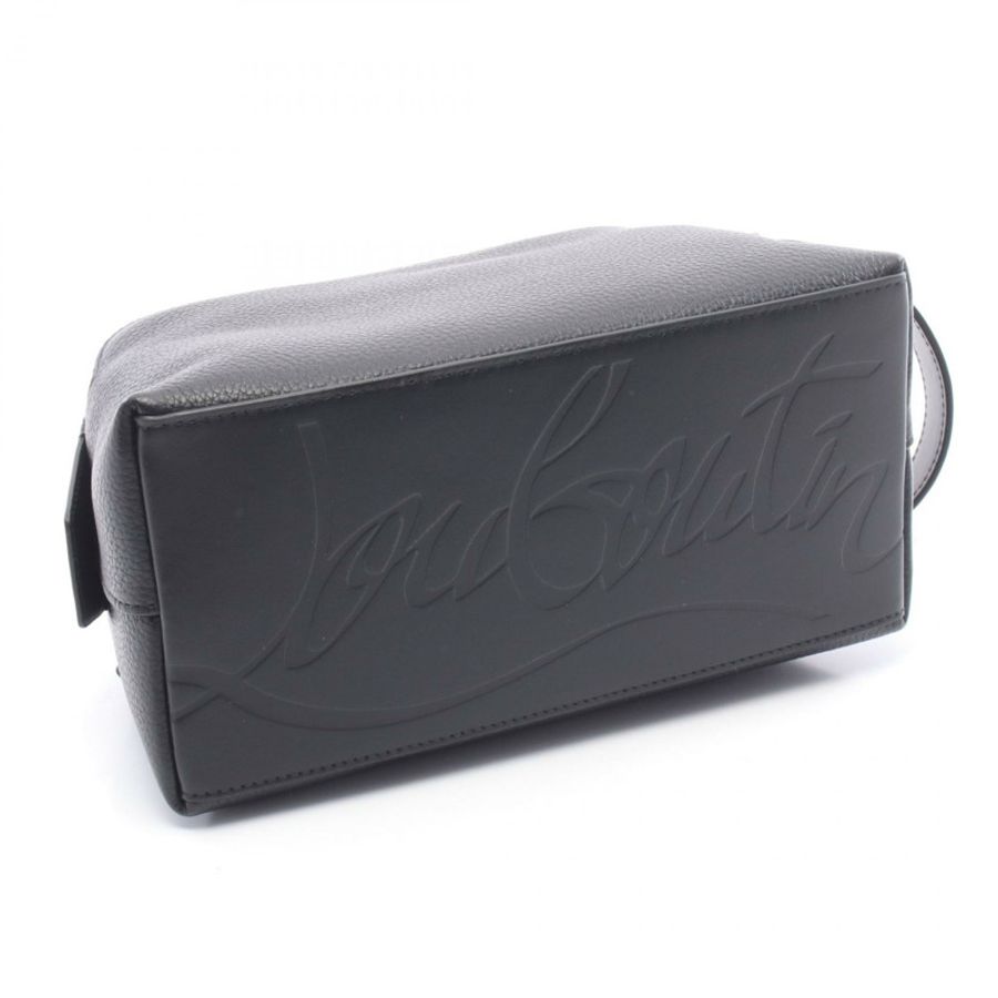 Christian Louboutin FUNKY 商務手拿包 1265095B078 皮革 黑色 全新 男士-4