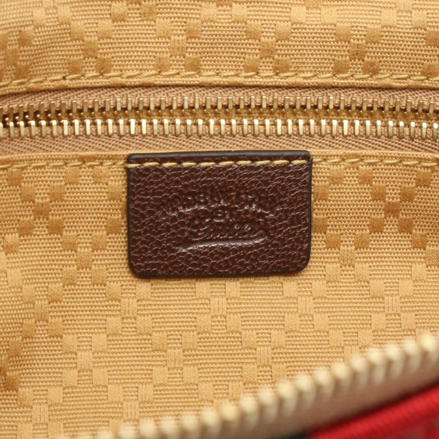 GUCCI Lunetta 小號斜背包 863406FAFV99653 帆布皮革 全新-3