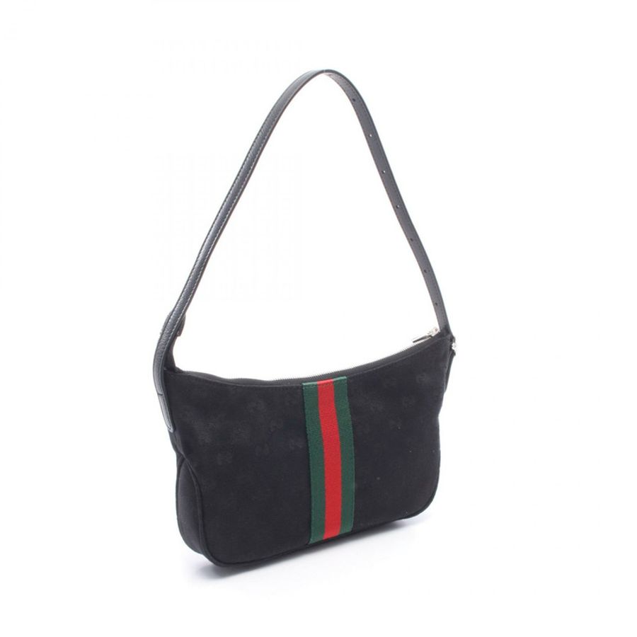 GUCCI Lunetta 小號肩斜背包 863406FAFWA1053 GG 帆布皮革 全新-1