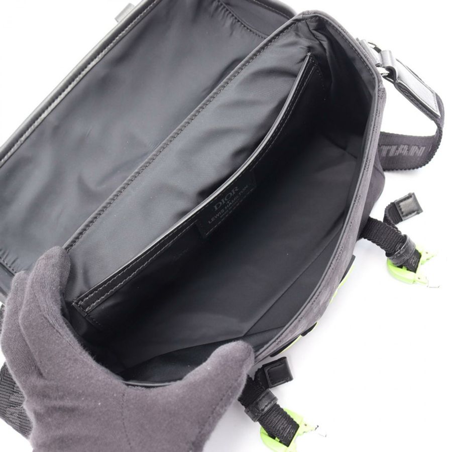 Christian Dior Lewis Hamilton Hit the Road Messenger Shoulder Bag 帆布皮革-2
