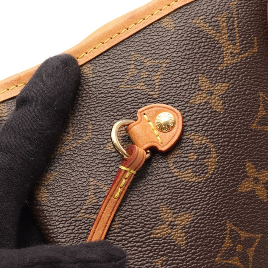 路易威登 Neverfull MM 手提單肩包 M40995 Monogram 棕色皮革-7