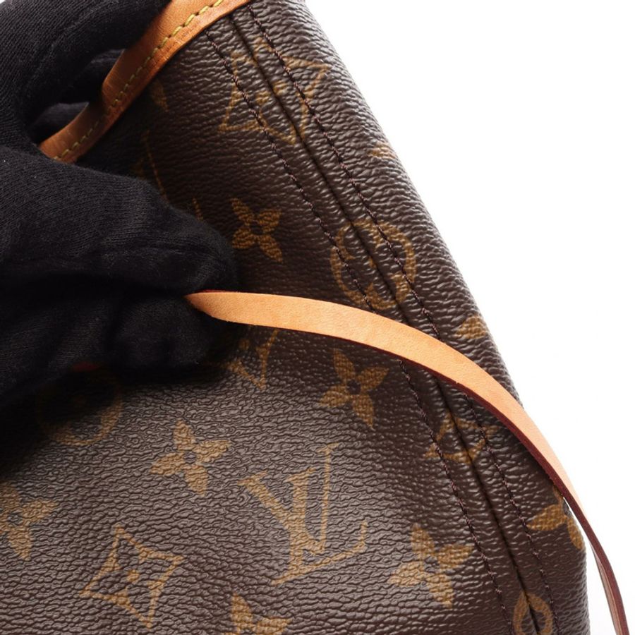 路易威登 Neverfull MM 手提單肩包 M40995 Monogram 棕色皮革-10