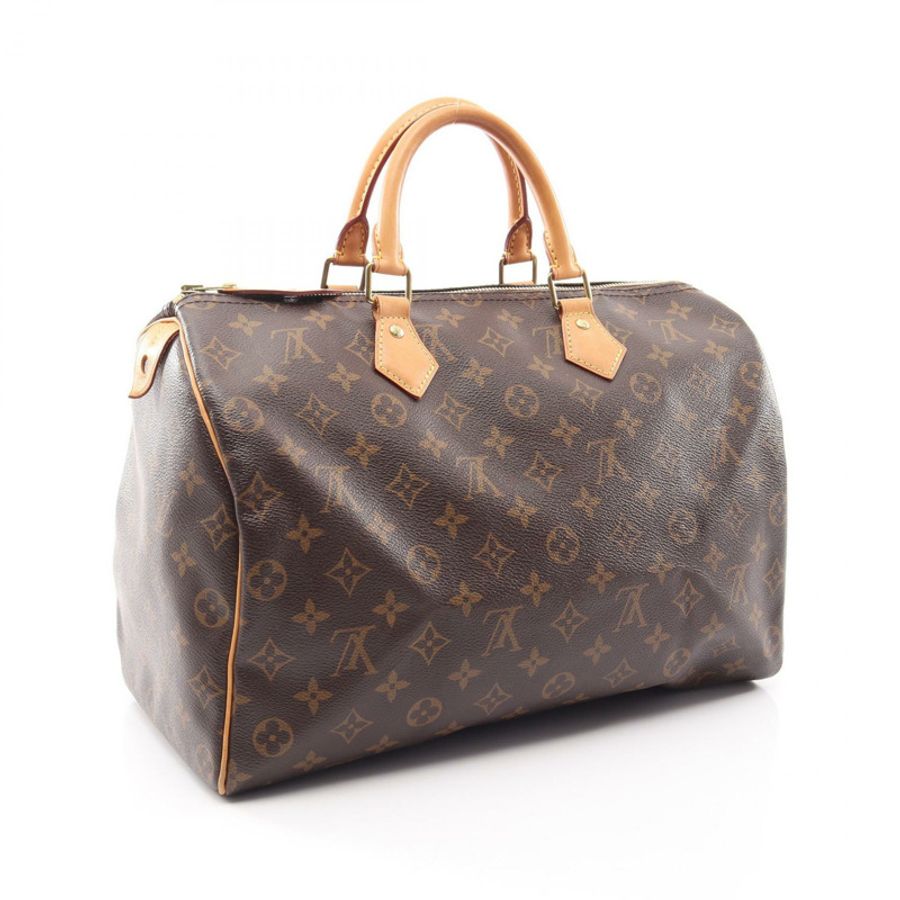 路易威登 Speedy 35 手提包 M41524 Monogram 皮革棕色二手女士 LV-1