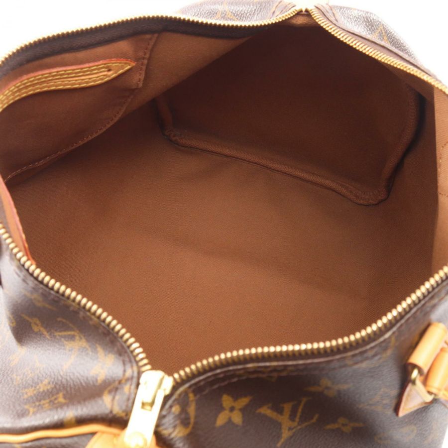 路易威登 Speedy 35 手提包 M41524 Monogram 皮革棕色二手女士 LV-2