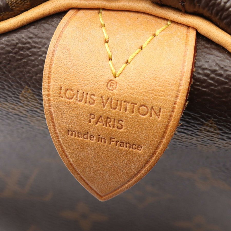 路易威登 Speedy 35 手提包 M41524 Monogram 皮革棕色二手女士 LV-3