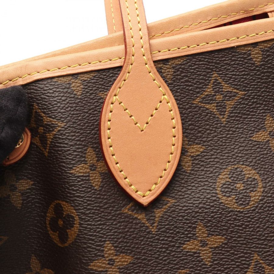 路易威登 Neverfull PM 手提包 M41245 Monogram 皮革 棕色-8