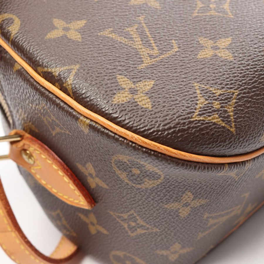 路易威登 Blois 單肩斜背包 M51221 Monogram 皮革 棕色 二手-8