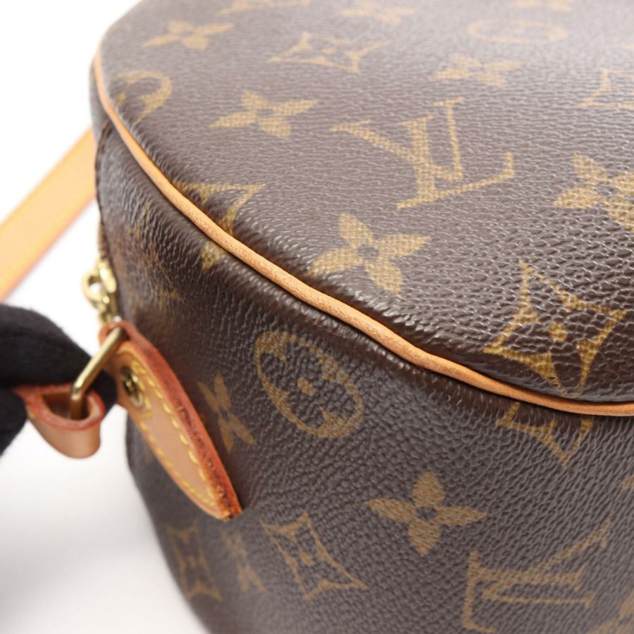 路易威登 Blois 單肩斜背包 M51221 Monogram 皮革 棕色 二手-9