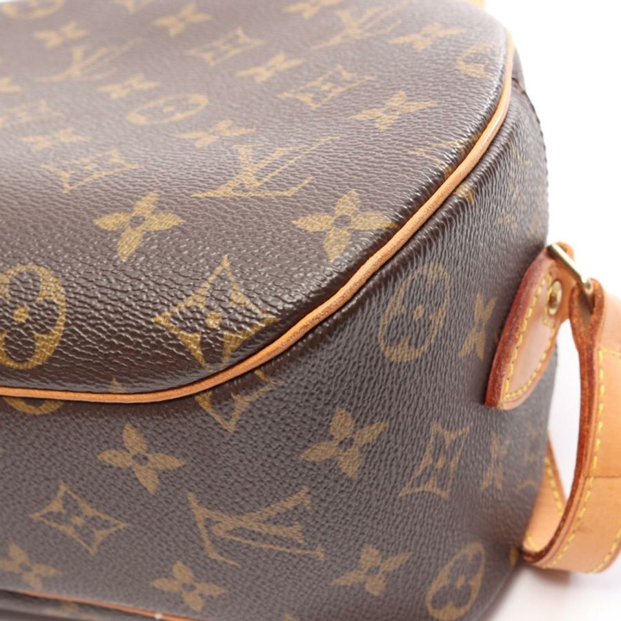 路易威登 Blois 單肩斜背包 M51221 Monogram 皮革 棕色 二手-10