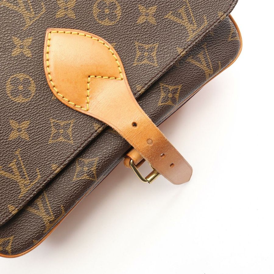 路易威登 Cartouchiere GM 單肩斜背包 M51252 Monogram 帆布 二手-6