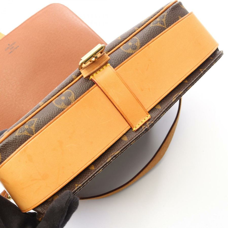 路易威登 Cartouchiere GM 單肩斜背包 M51252 Monogram 帆布 二手-8