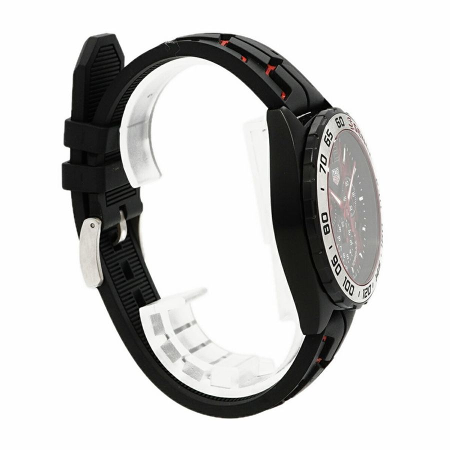 TAG Heuer 豪雅一級方程式賽車艾爾頓·塞納特別版 CAZ1019 黑色錶盤男士腕錶-2