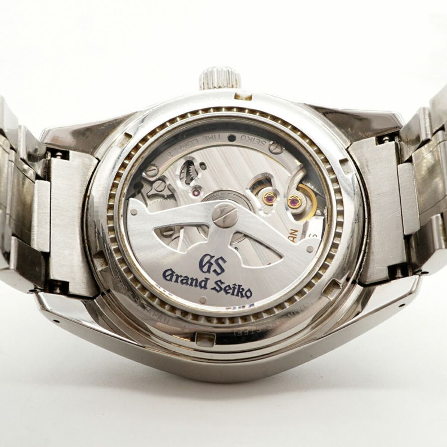 精工 Grand Spring Drive SBGA001 9R65-0AA0 銀色錶盤男士腕錶-4