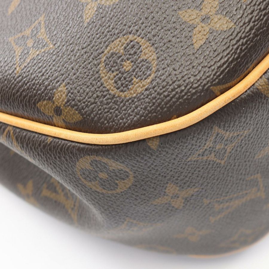 路易威登 Garriella PM 單肩手提包 M56382 Monogram 皮革 棕色 二手-5