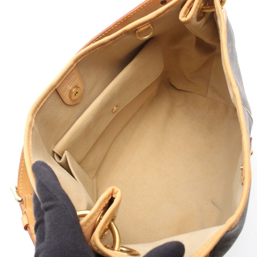 路易威登 Garriella PM 單肩手提包 M56382 Monogram 皮革 棕色 二手-2