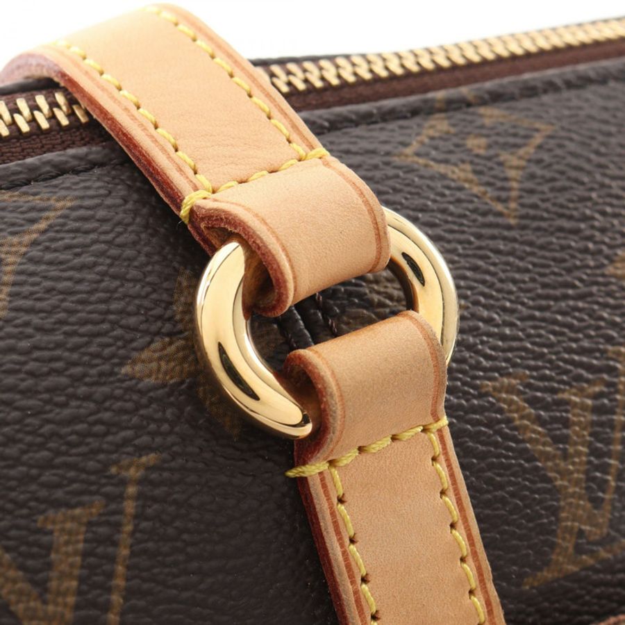 路易威登 Totally PM 手提單肩包 M56688 Monogram 皮革 棕色 二手-10